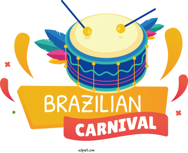 Free Holidays Icon Design Logo For Brazilian Carnival Clipart Transparent Background