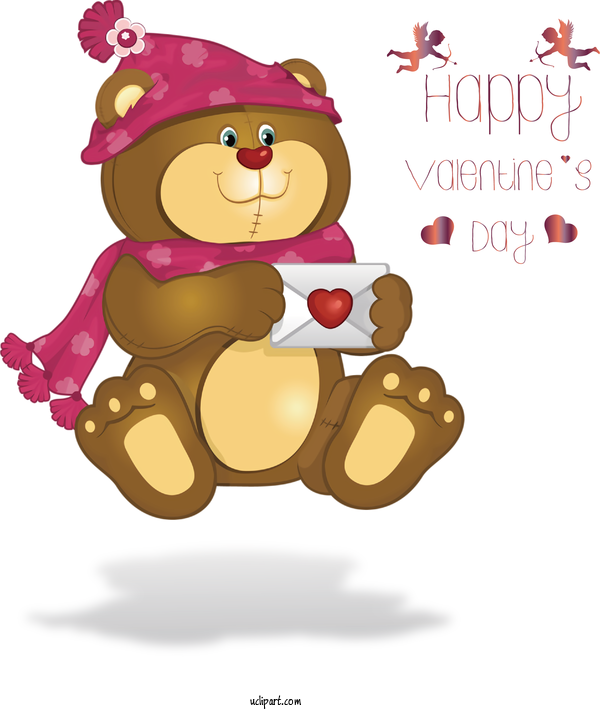 Free Holidays Bears Tenderheart Bear Teddy Bear For Valentines Day Clipart Transparent Background