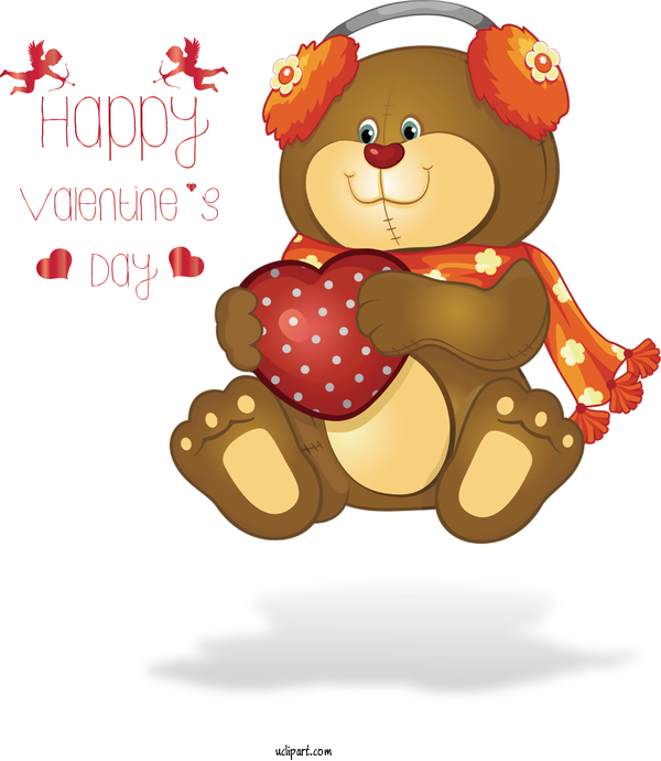 Free Holidays Bears Stuffed Toy Teddy Bear For Valentines Day Clipart Transparent Background
