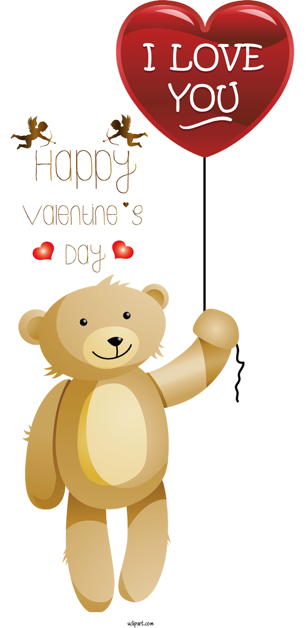 Free Holidays Bears Teddy Bear Tatty Teddy For Valentines Day Clipart Transparent Background