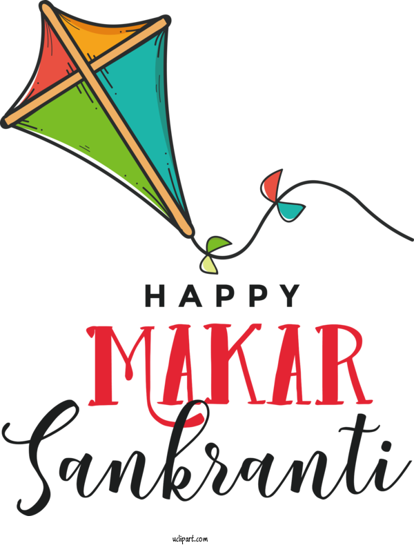 Free Holidays Line Meter Mathematics For Makar Sankranti Clipart Transparent Background