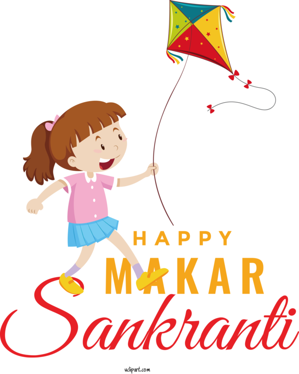 Free Holidays Cartoon Line Male For Makar Sankranti Clipart Transparent Background