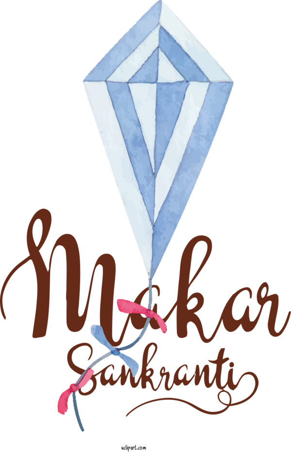 Free Holidays Logo Font Line For Makar Sankranti Clipart Transparent Background