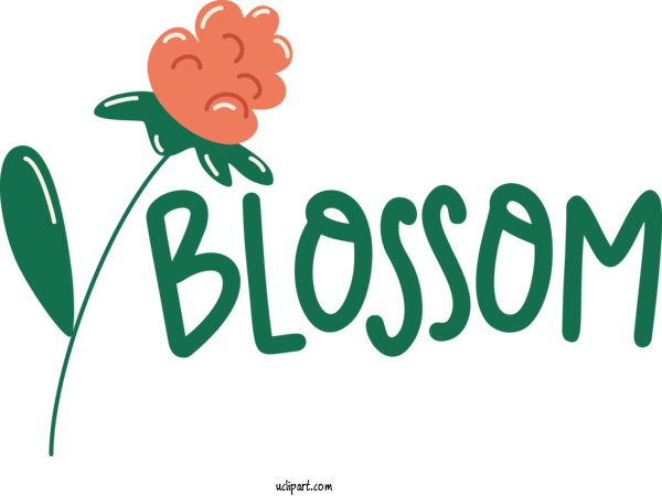 Free Nature Flower Logo Leaf For Spring Clipart Transparent Background