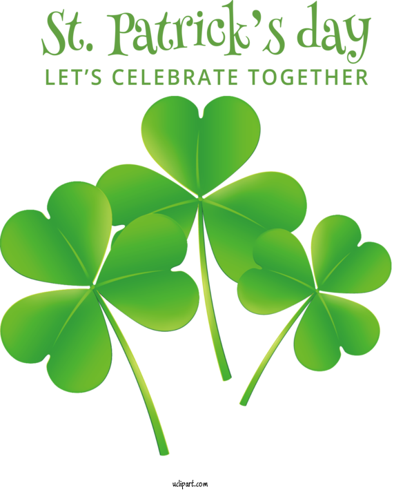 Free Holidays Icon Clover St. Patrick's Day For Saint Patricks Day Clipart Transparent Background