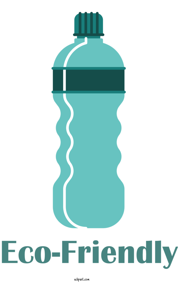 Free Environment Day Water Bottle Plastic Bottle Water For Eco Day Clipart Transparent Background