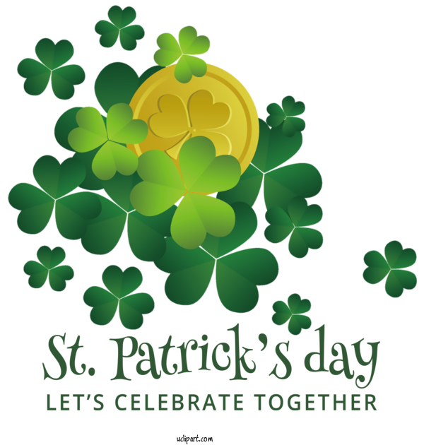 Free Holidays Shamrock Ireland St. Patrick's Day For Saint Patricks Day Clipart Transparent Background