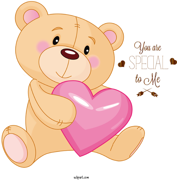 Free Holidays Bears Teddy Bear Rose Bear For Valentines Day Clipart Transparent Background