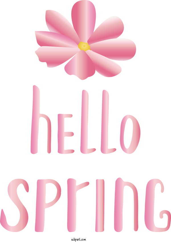 Free Nature Logo Line Flower For Spring Clipart Transparent Background