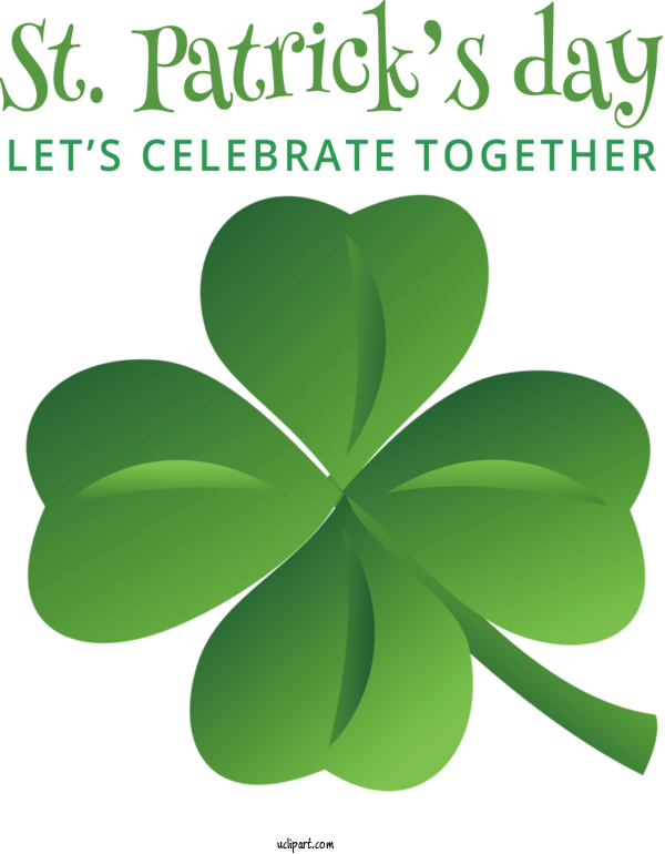 Free Holidays Leaf Shamrock Design For Saint Patricks Day Clipart Transparent Background