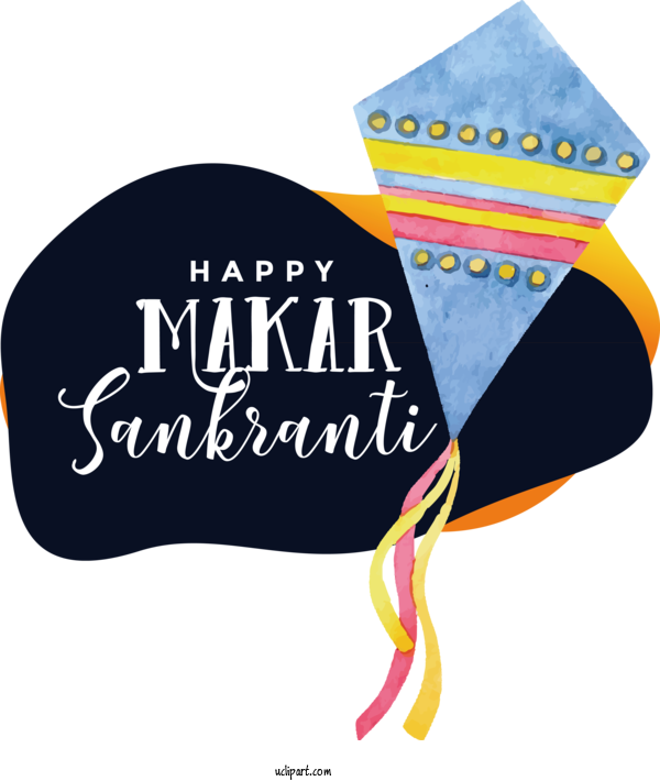 Free Holidays Design Logo Headgear For Makar Sankranti Clipart Transparent Background