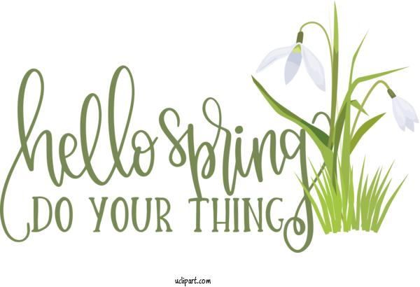 Free Nature Plant Stem Design Floral Design For Spring Clipart Transparent Background