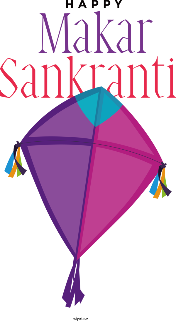 Free Holidays Line Triangle Text For Makar Sankranti Clipart Transparent Background