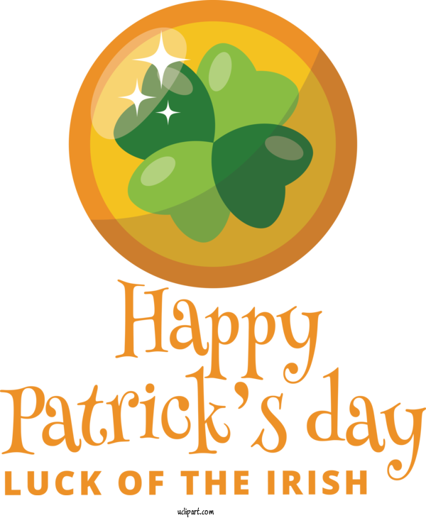 Free Holidays Logo Line Fruit For Saint Patricks Day Clipart Transparent Background