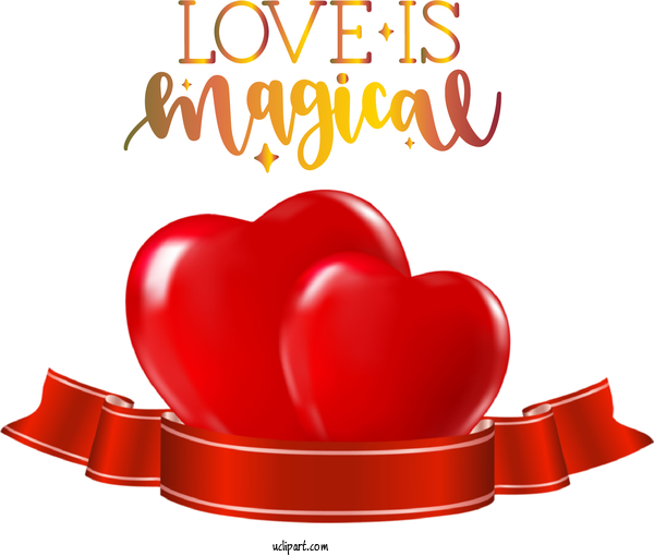 Free Holidays M 095 Valentine's Day Heart For Valentines Day Clipart Transparent Background
