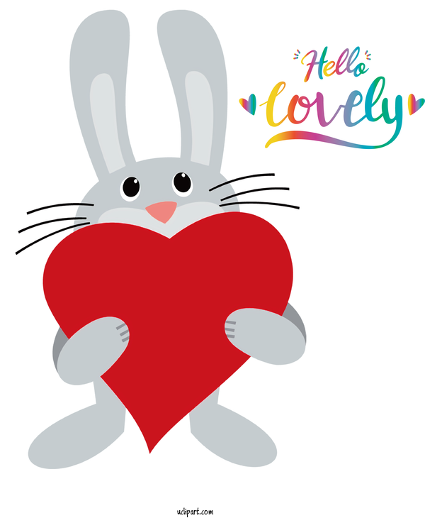 Free Valentines Day The Tale Of Peter Rabbit Hares Rabbit For Hello Lovely Clipart Transparent Background