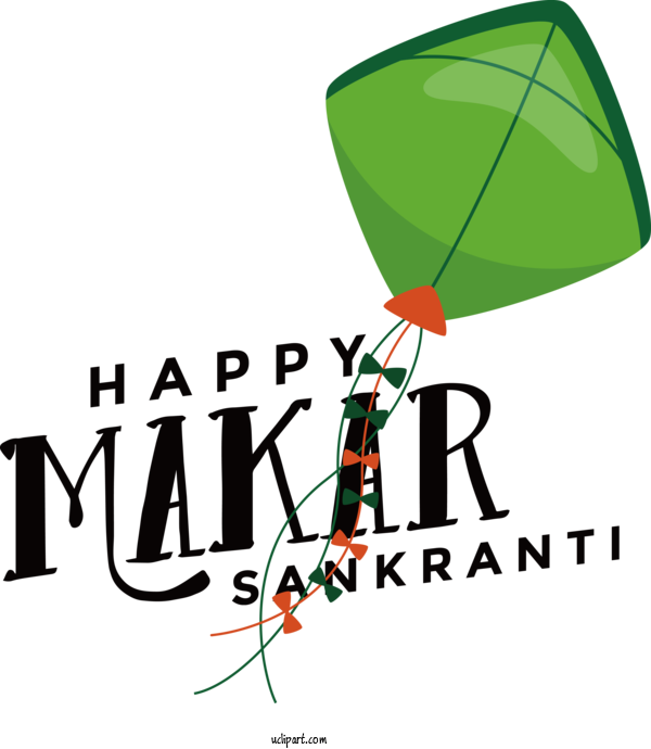 Free Holidays Logo Design Green For Makar Sankranti Clipart Transparent Background