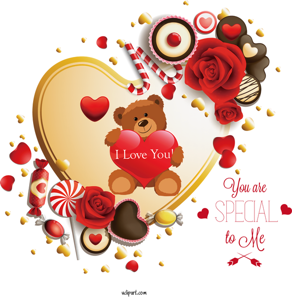 Free Holidays Valentine's Day Greeting Card Heart For Valentines Day Clipart Transparent Background