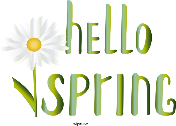 Free Nature Plant Stem Floral Design Logo For Spring Clipart Transparent Background