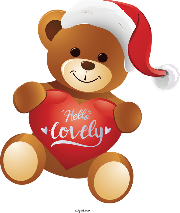 Free Valentines Day Christmas Day Holiday Christmas Tree For Hello Lovely Clipart Transparent Background