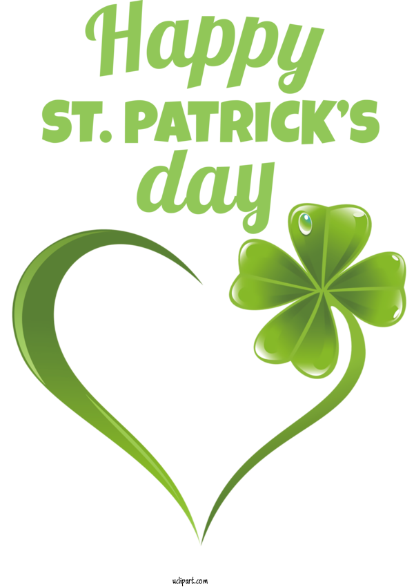 Free Holidays Leaf Plant Stem Symbol For Saint Patricks Day Clipart Transparent Background