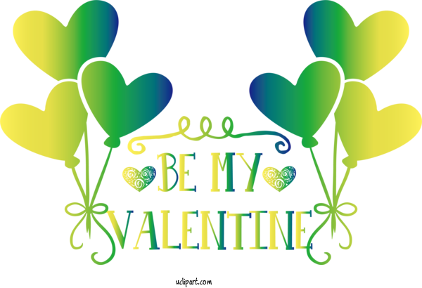 Free Valentines Day Heart Design For Happy Valentines Day Clipart Transparent Background