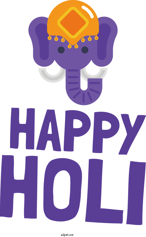 Free Holi Logo Human Design For Happy Holi Clipart Transparent Background