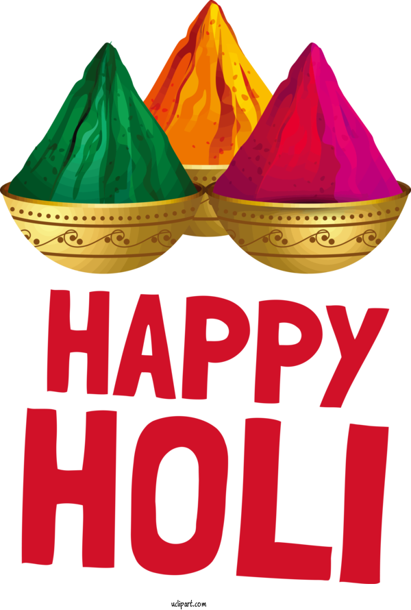 Free Holi Design Meter For Happy Holi Clipart Transparent Background
