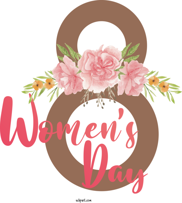 Free Holidays Floral Design Flower Cut Flowers For International Women's Day Clipart Transparent Background