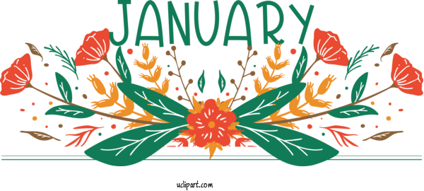 Free January Drawing Doodle Line Art For Hello January Clipart Transparent Background