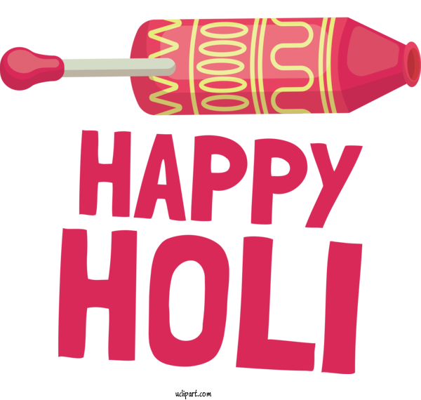 Free Holi Logo Design Line For Happy Holi Clipart Transparent Background