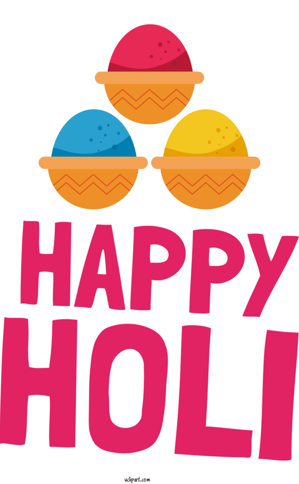 Free Holi Logo Design Line For Happy Holi Clipart Transparent Background
