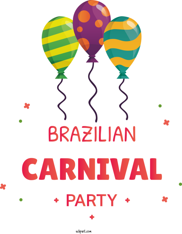 Free Holidays Balloon Latex Party Balloons For Brazilian Carnival Clipart Transparent Background