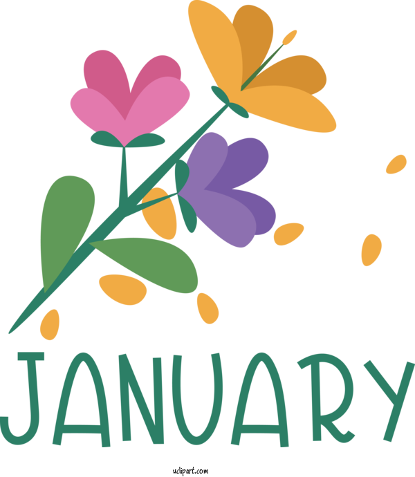 Free January Painting Watercolor Painting Drawing For Hello January Clipart Transparent Background