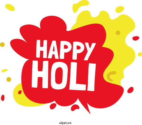 Free Holi Mother's Day Father's Day International Workers' Day For Happy Holi Clipart Transparent Background