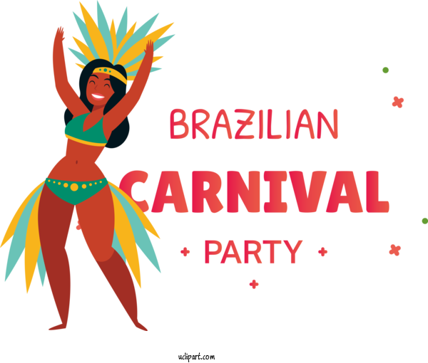 Free Holidays Cartoon Line Beak For Brazilian Carnival Clipart Transparent Background