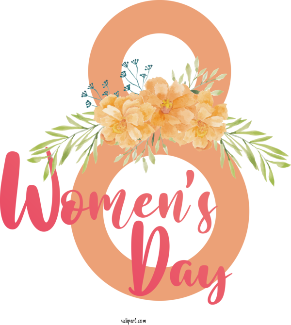 Free Holidays Floral Design Cut Flowers Flower For International Women's Day Clipart Transparent Background