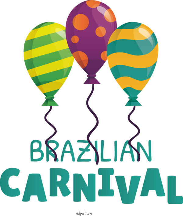 Free Holidays Balloon Hot Air Balloon Logo For Brazilian Carnival Clipart Transparent Background