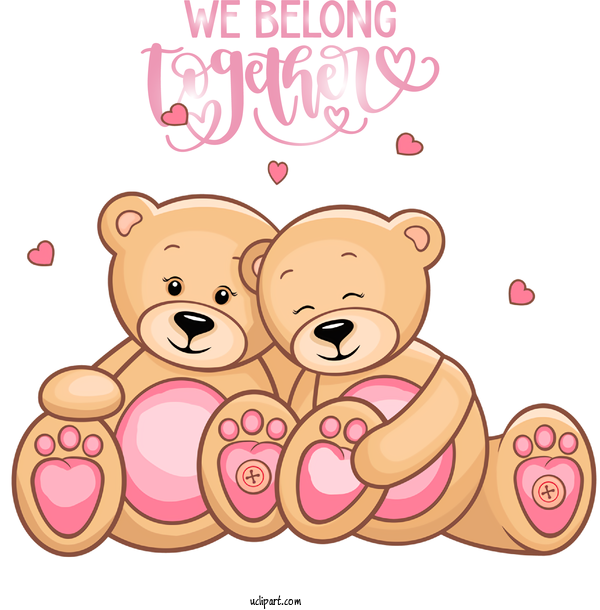 Free Holidays Bears Teddy Bear For International Women's Day Clipart Transparent Background