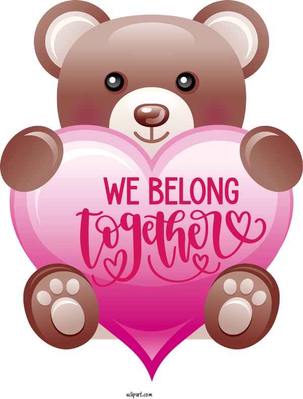 Free Holidays Heart Teddy Bear Bears For International Women's Day Clipart Transparent Background