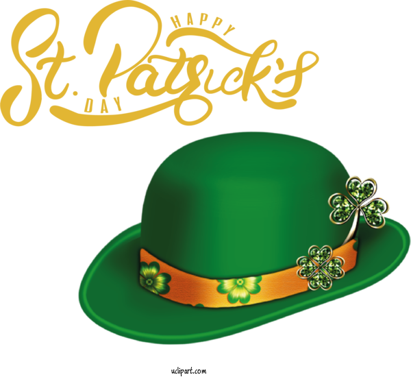 Free Holidays Hat Costume Clothing For Saint Patricks Day Clipart Transparent Background