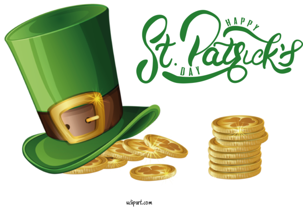 Free Holidays St. Patrick's Day XXL St. Patrick's Day Hat Shamrock For Saint Patricks Day Clipart Transparent Background