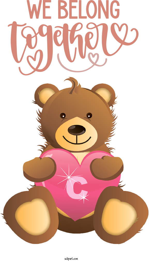 Free Holidays Bears Teddy Bear Cartoon For International Women's Day Clipart Transparent Background