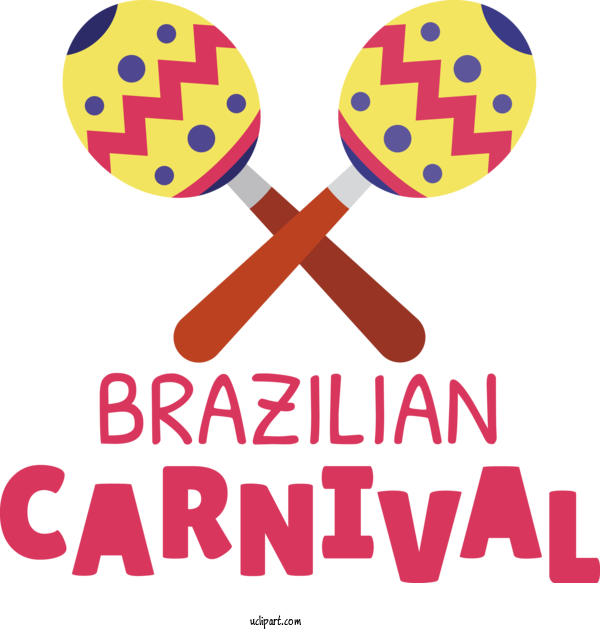 Free Holidays Line Art Design Digital Art For Brazilian Carnival Clipart Transparent Background