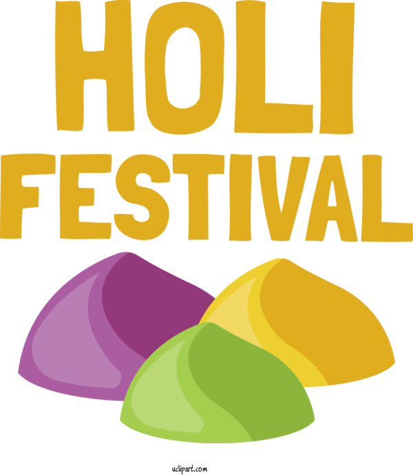 Free Holidays Logo Design Commodity For Holi Clipart Transparent Background