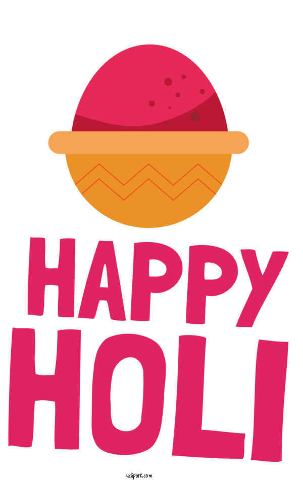 Free Holi Logo Hat Line For Happy Holi Clipart Transparent Background
