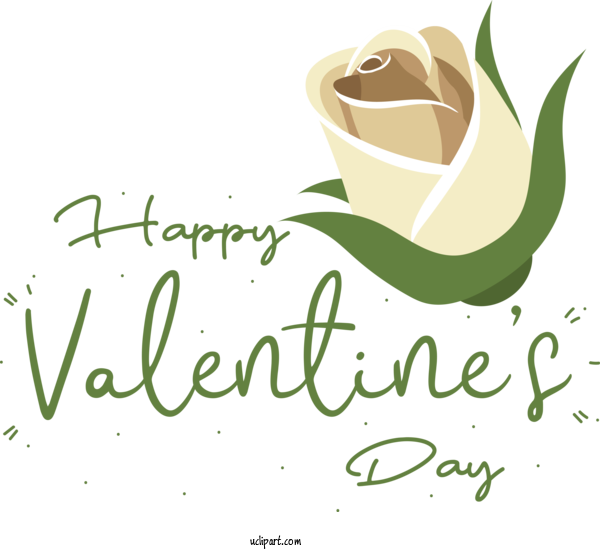 Free Holidays Leaf Floral Design Logo For Valentines Day Clipart Transparent Background