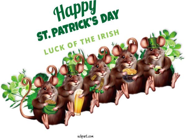Free Holidays Stereo Hands Trickbeats For Saint Patricks Day Clipart Transparent Background