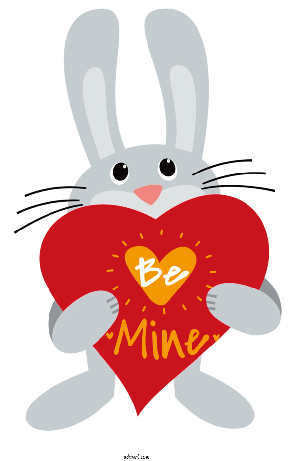 Free Holidays Angora Rabbit Rabbit White Rabbit For Valentines Day Clipart Transparent Background