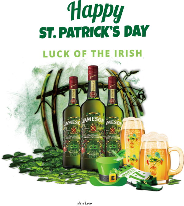 Free Holidays St. Patrick's Day Beer Glass Coffee For Saint Patricks Day Clipart Transparent Background